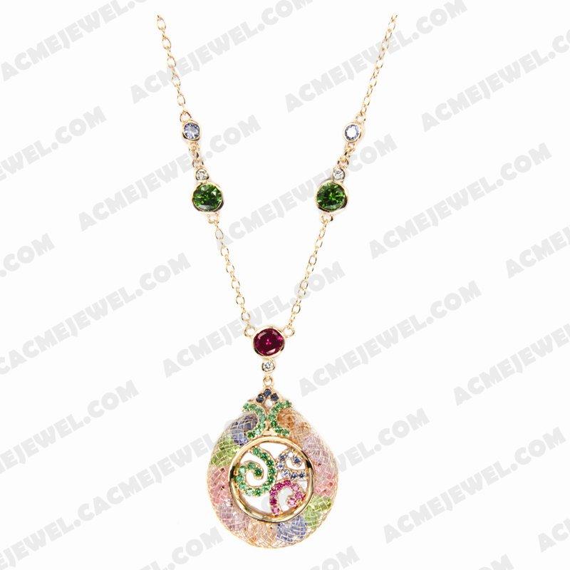 Necklace 925 Sterling Silver  Rose gold 