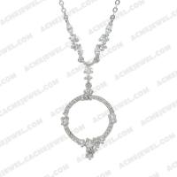   Necklace 925 Sterling Silver  Rhodium 