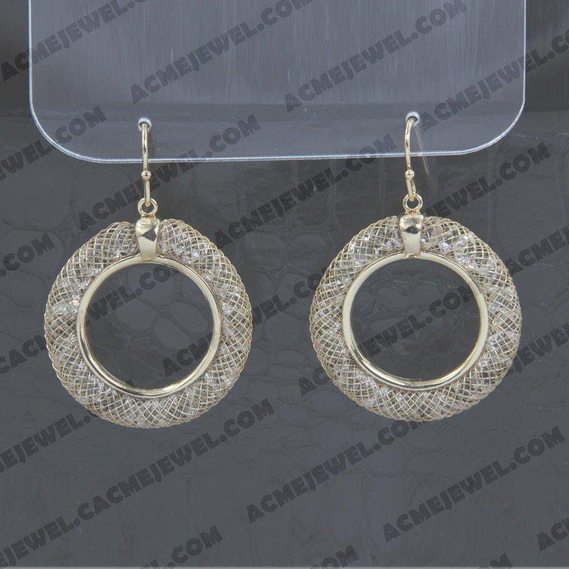 Earrings 925 Sterling Silver  Gold 