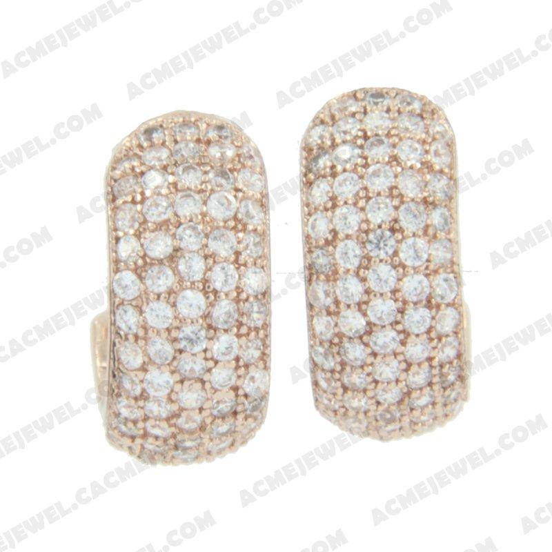 Earrings 925 sterling silver   Rose gold 