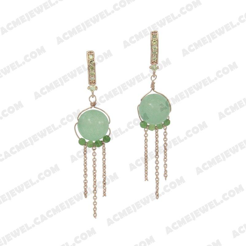 Earrings 925 sterling silver   Rose gold 