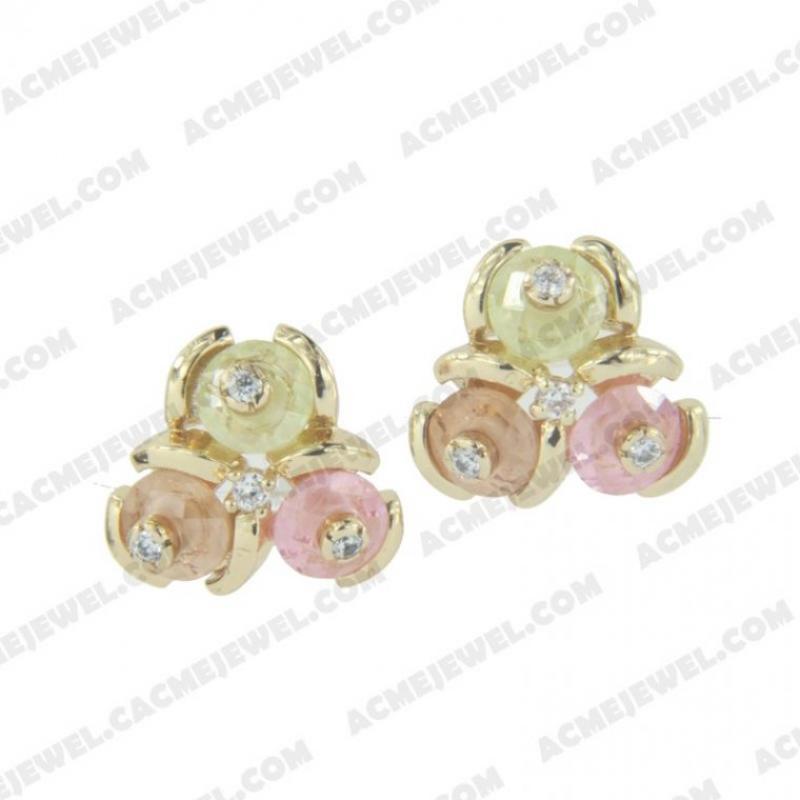 Earrings 925 Sterling Silver  Gold 