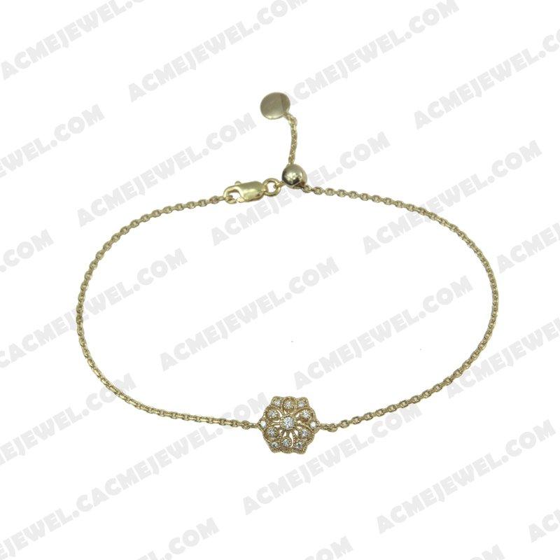 Bracelets & Bangles 925 Sterling Silver  Gold