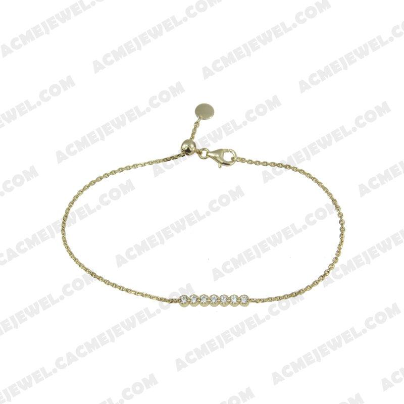 Bracelets & Bangles 925 Sterling Silver  Gold